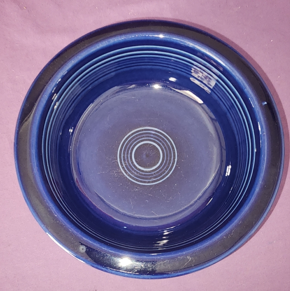 Fiesta. Cobalt. 8 inch bowl.
